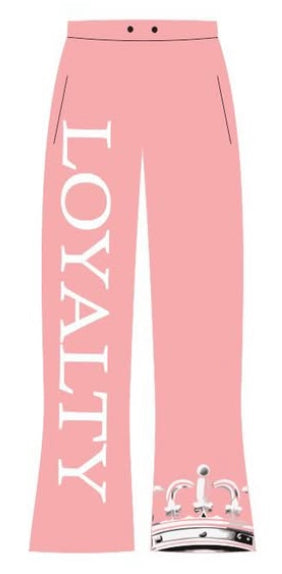 Puff Print Loyalty Joggers- Pink